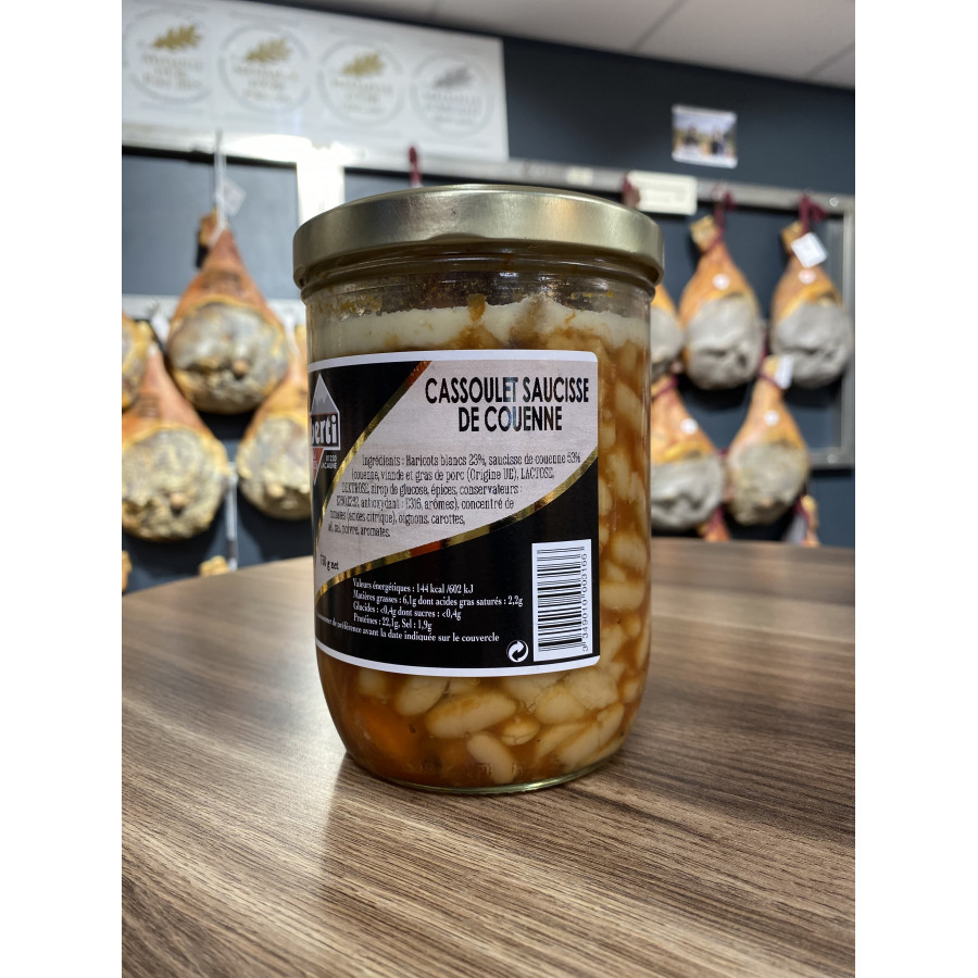 CASSOULET SAUCISSE DE COUENNE 750g