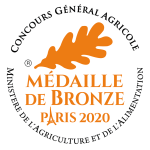 Médaille de bronze au Concours Agricole de Paris 2020